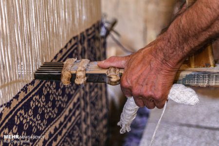 علی‌اکبر زارعی، زیلوباف روشندل میبدی